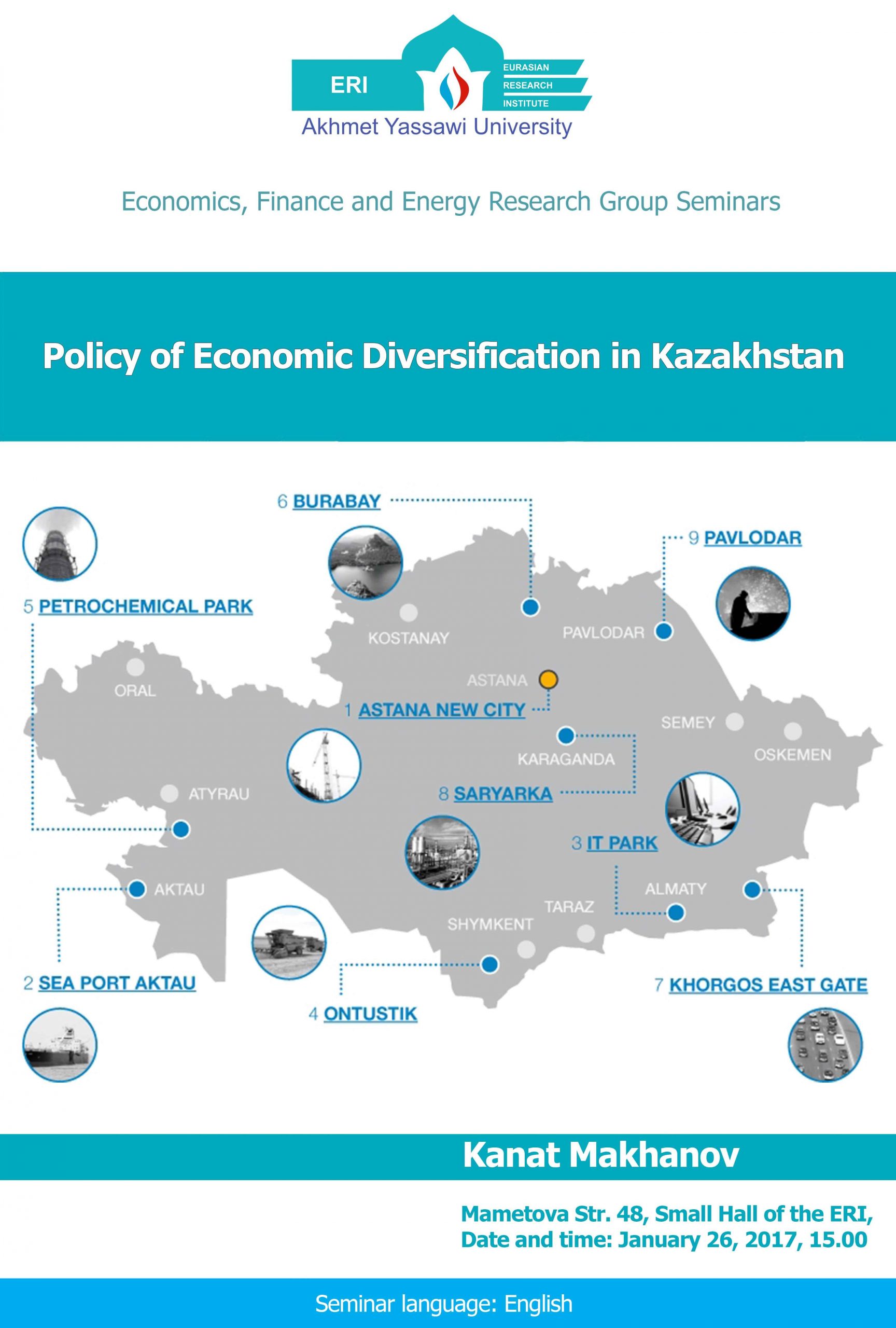 Policy of Economic Diversification in Kazakhstan