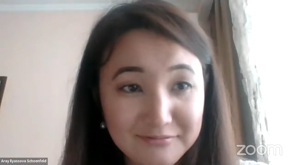 On April 28, 2022, Dr. Aray Ilyassova-Schoenfeld from the Nazarbayev Fund, gave an online seminar titled “Capacity to Policy Transfer and the Role of Individuals: A Case from Kazakhstan”.