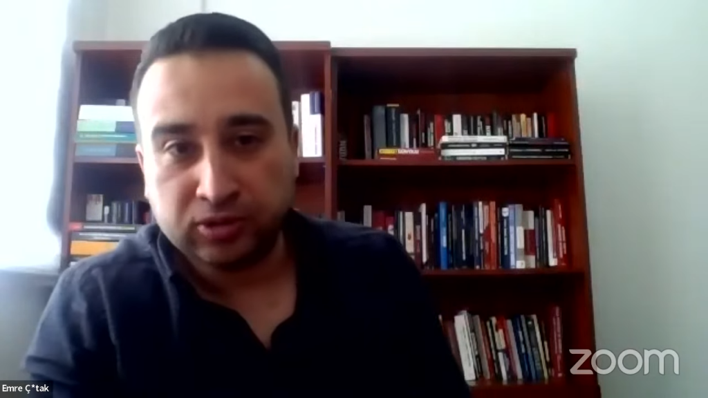 On April 7, 2022, Prof. Emre Çıtak Lecturer Assoc. Dr. from the International Relations Department of the Hitit University gave a seminar titled “Online Radicalization and Terrorism”