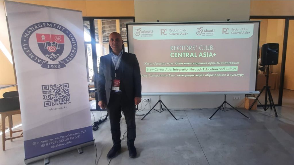 Enstitü Müdürü Doç. Dr. Suat Beylur, Üniversitemizi temsilen Almaty Management Üniversitesi tarafından organize edilen Orta Asya ve Kafkasya Rektörler Blogu çerçevesinde gerçekleştirilen “Eğitim ve Kültür Aracılığıyla Bölgesel Entegrasyon” çalıştayında değerlendirmelerde bulundu.